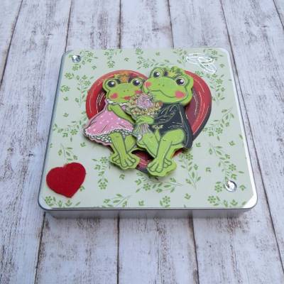Geldgeschenk zur Hochzeit, Kröten,Frösche, Geschenk Brautpaar