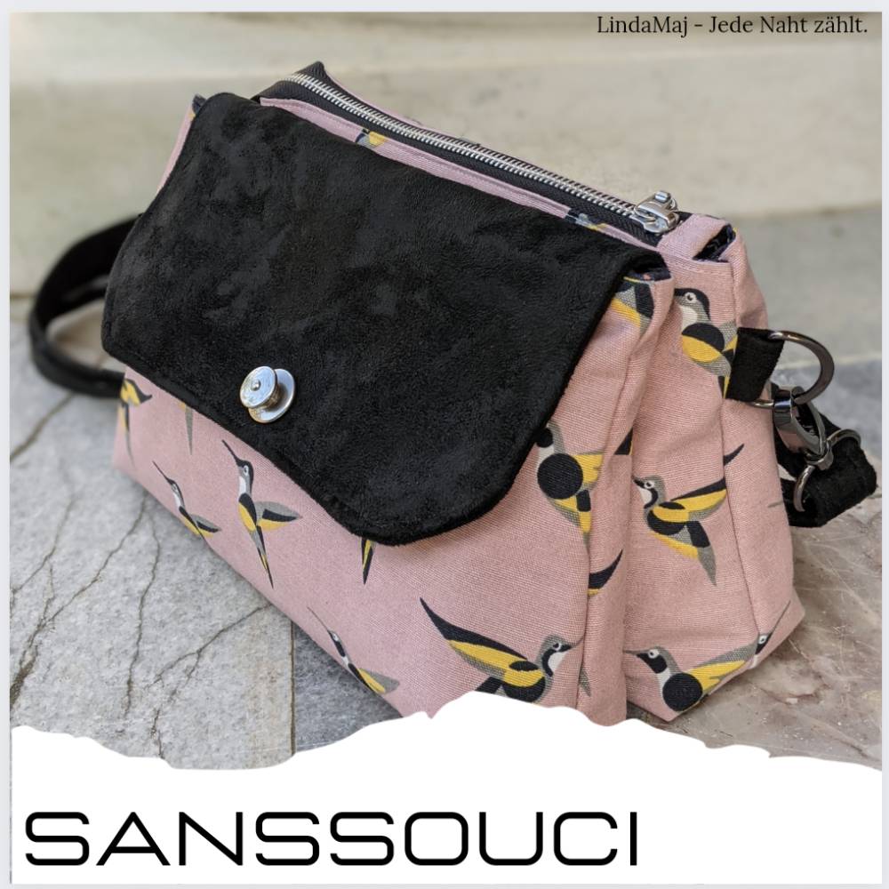 Ebook Umhängetasche "Sanssouci" - Anleitung und Schnittmuster Bild 1