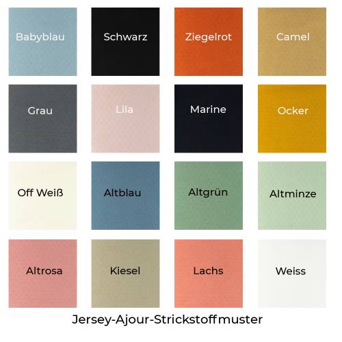 Ajour-Jersey-Strickstoffmuster-50 cm Schritte-Meterware