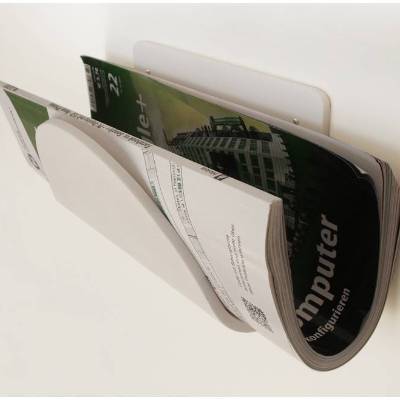 Design-ZeitungsWandhalter, Weiß