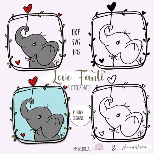 Plotterdatei Janeas World Love Fanti