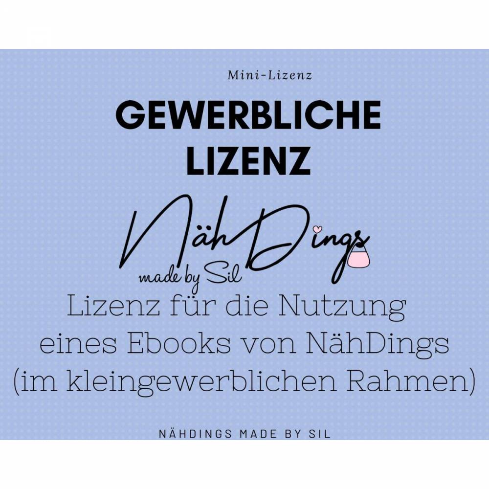 Mini-Lizenz zur gewerblichen Nutzung eines Ebooks für 1 Jahr Bild 1