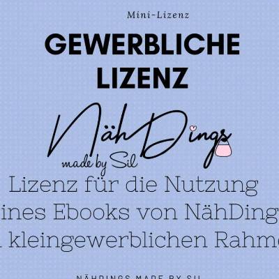 Mini-Lizenz zur gewerblichen Nutzung eines Ebooks für 1 Jahr