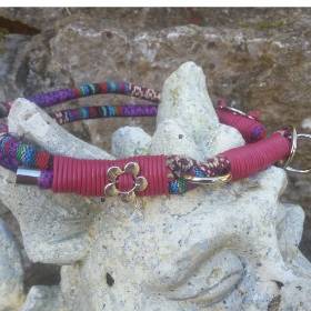 leichtes Tauhalsband - auch als Plakettenband - Markenhalsband möglich