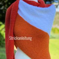 Strickanleitung Lizas Color Blocking Tuch
