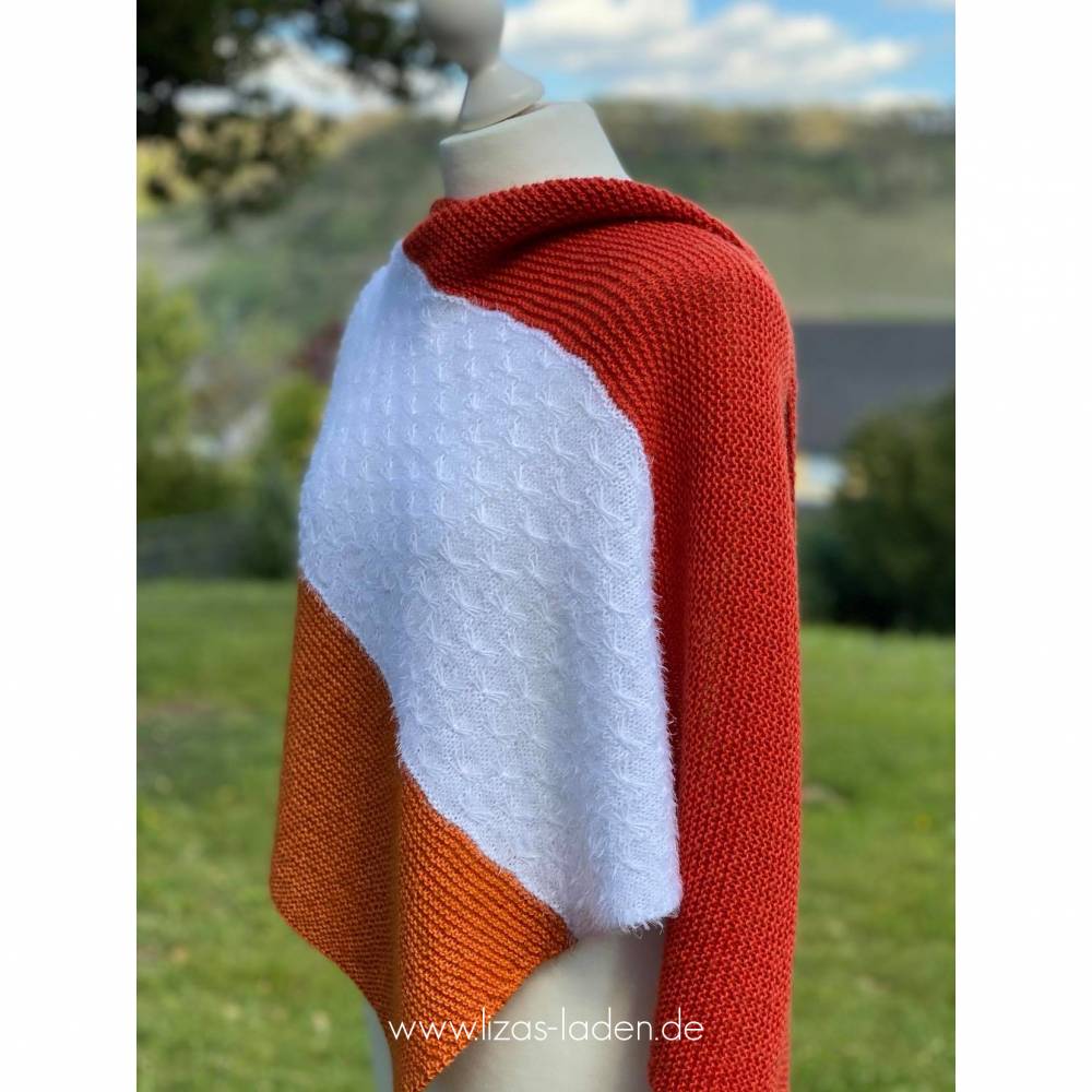 Strickanleitung Lizas Color Blocking Tuch Bild 2