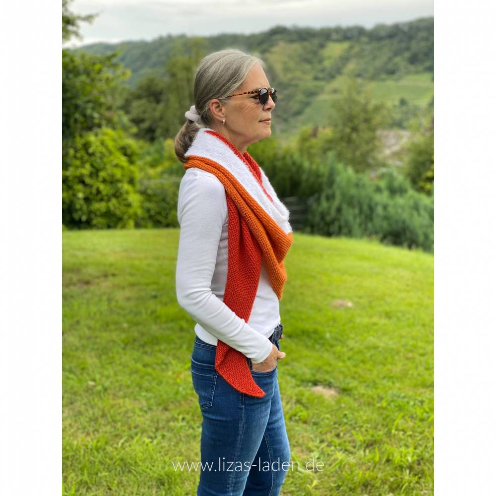 Strickanleitung Lizas Color Blocking Tuch Bild 6