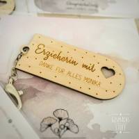 Personalisierter Schlüsselanhänger / Abschiedsgeschenk Erzieherin/Erzieher/Kita/Kindergarten / Personalisierte Geschenke
