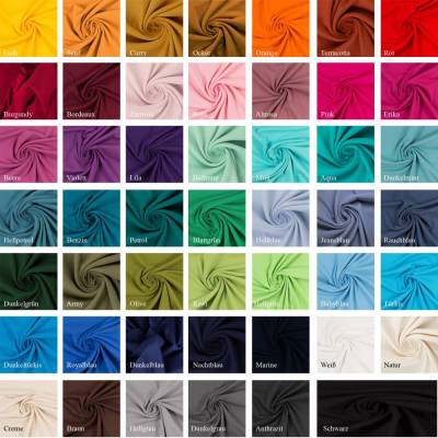 Bündchenstoff-"Heike" von Swafing - glatt/fein - 50cm Schlauch - 25 cm Schritte - Öko-Tex Standard 100-Meterware