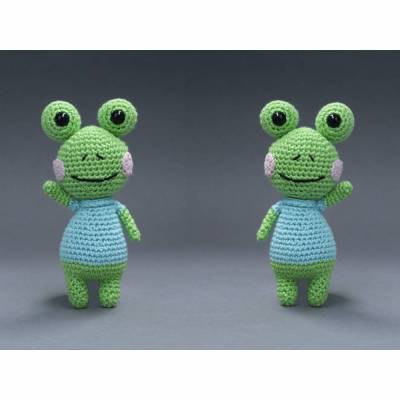 Häkelanleitung Frosch Toni