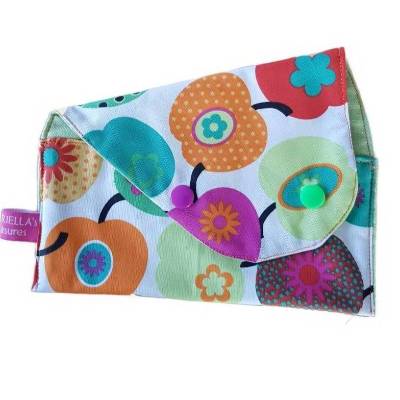 Bunter Geschenkebeutel – Kleine, wiederverwendbare Stofftasche aus Baumwolle, handgemacht