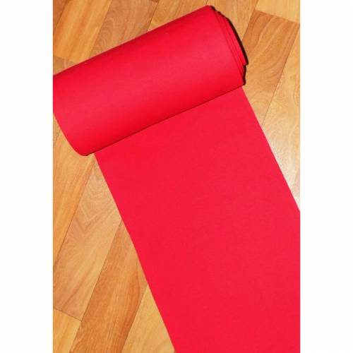 Bündchen Bündchenstoff Feinstrickbündchen Rot