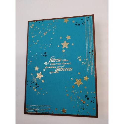 Babykarte "Sterne"