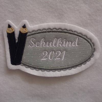Applikation/Aufnäher zum Schulanfang 