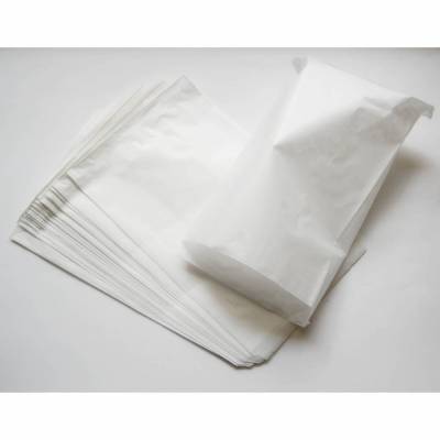 Flachbeutel, Papiertüten, 24 Papierflachbeutel, 24 Geschenktüten, Papiertüten weiß,Geschenkverpackung, Adventskale