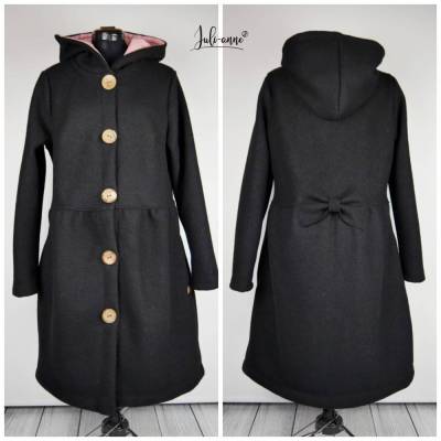 Damen Walk Mantel / Jacke "Jumi" Schwarz