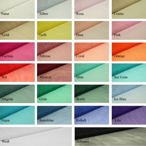 Tüll/Soft Mesh - sehr weicher toll fallender Stoff - Meterware - für Bekleidung & Deko - 150 cm Breite-100 cm Schritte