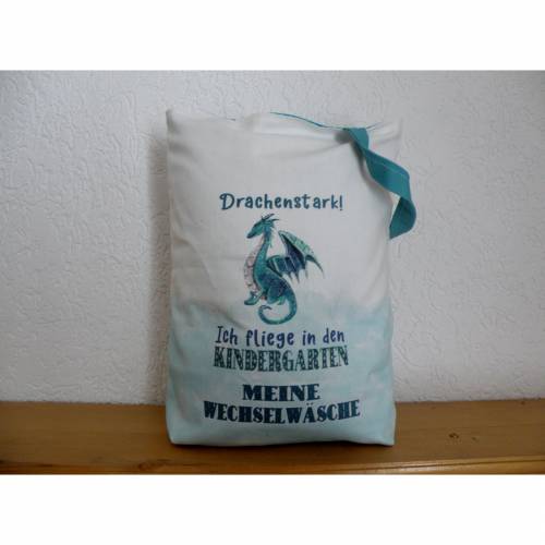 Kindergartentasche aus Canvas / Wechselwäsche / Schule / Kindergarten / Besuch bei Oma und Opa