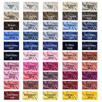 Baumwolljersey-YARA-116 modische Farben-50 cm Schritte-Meterware-150 cm Breite