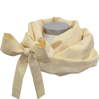 Loopschal Sommerschal Loop Baumwolle Mini Stripe Gelb