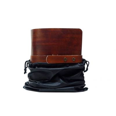 Ringbuch aus Rindsleder A5 - OX Office Bonny Maroon Raw by Vickys World