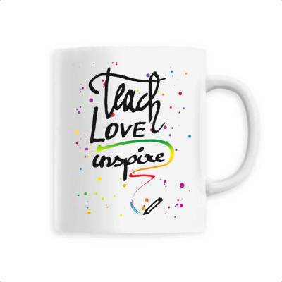 Tasse Teach Love Inspire Lehrertasse