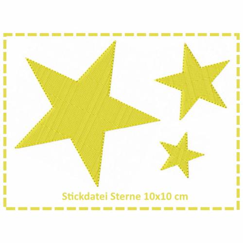 Stickdateien Sterne123 10x10