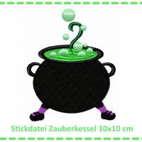 Stickdatei Zauberkessel 10x10
