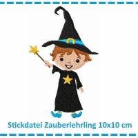 Stickdatei Zauberlehrling 10x10