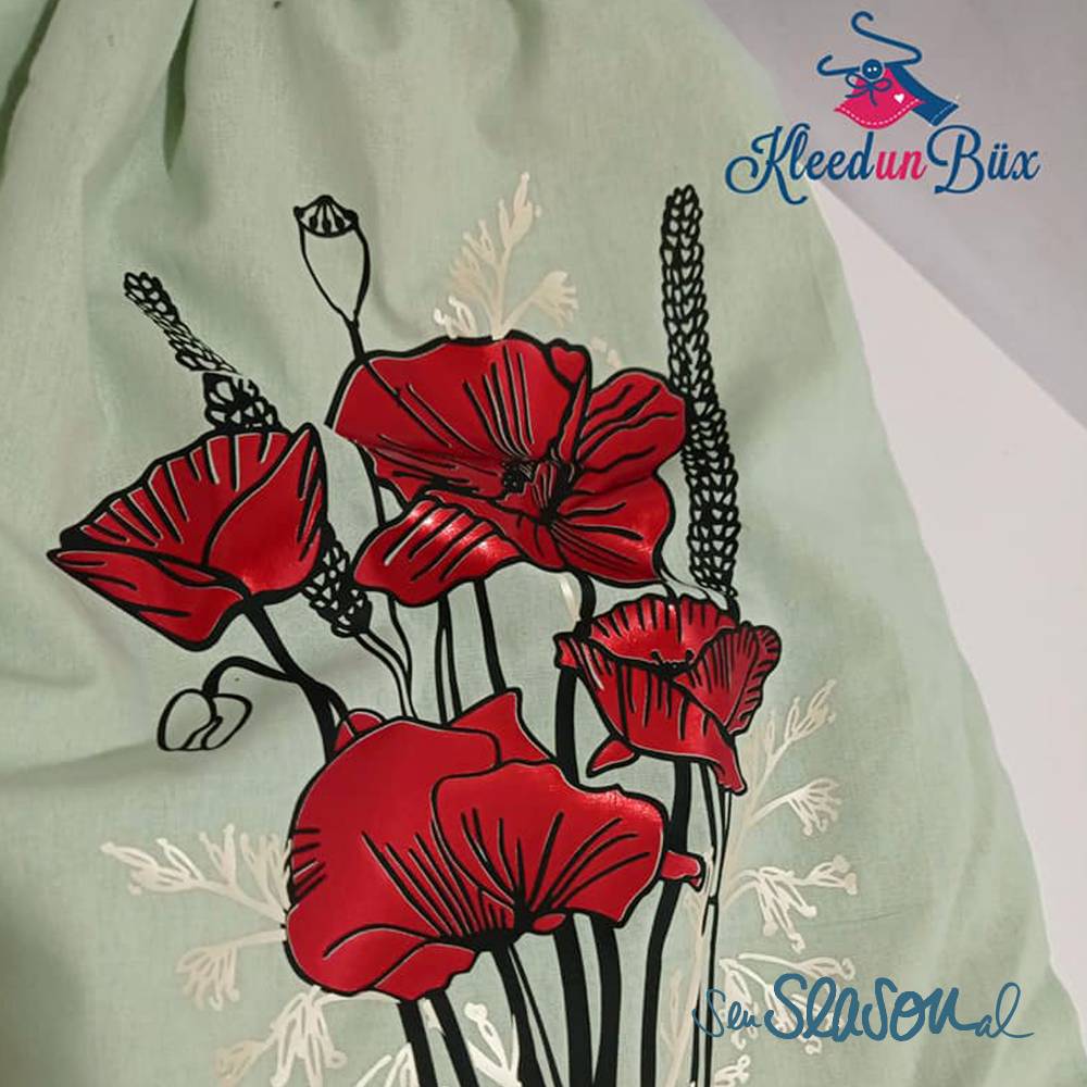 Plotterdatei Mohnblumen, Mohnblüte mit Stempel, Blumen-Bouquet mit Mohn, Folienplott und Digistamp von senSEASONal Bild 4