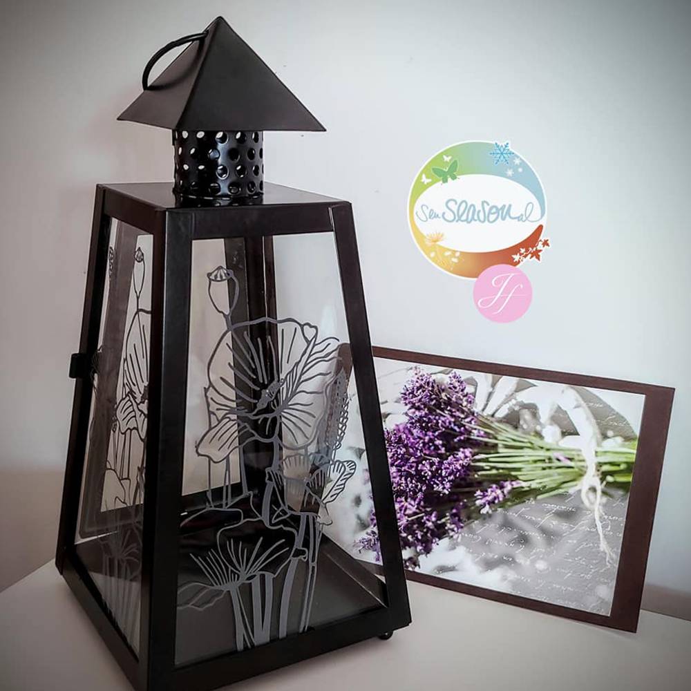 Plotterdatei Mohnblumen, Mohnblüte mit Stempel, Blumen-Bouquet mit Mohn, Folienplott und Digistamp von senSEASONal Bild 5