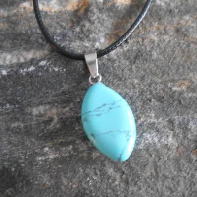  Türkis (  Howlith ) Stein, Anhänger, , Halskette, Kette, 