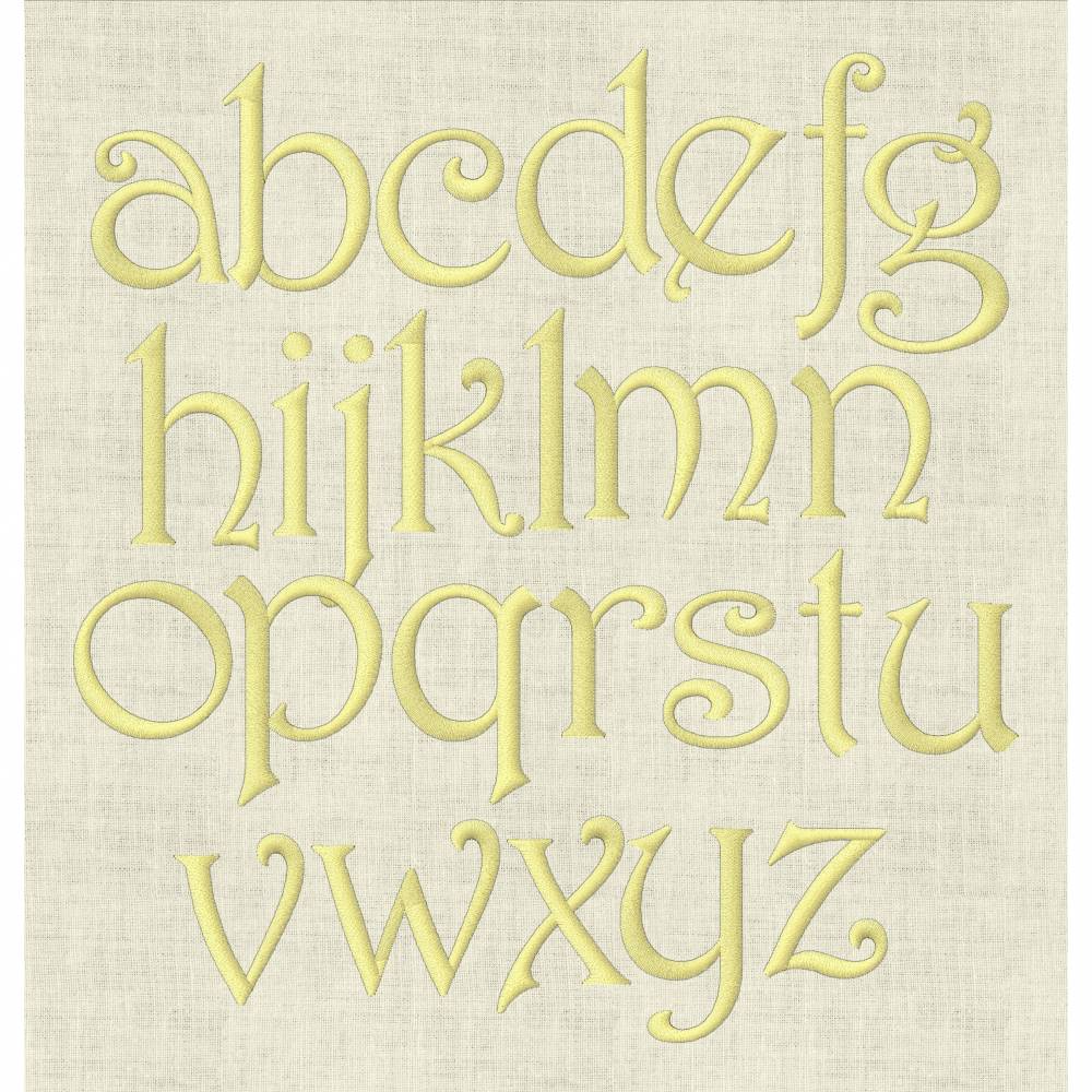 Stickdatei Monogramm mit Blumen Schrift ca. 70mm ABC Buchstaben Zahlen  Set 636 Maschinenstickerei Bild 4
