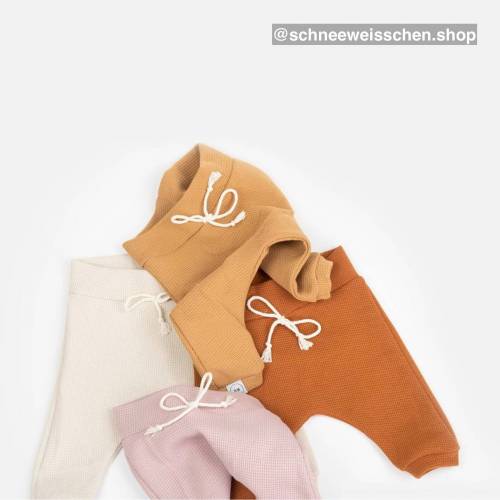 ab 50cm Waffelstrick Jersey - 100% Baumwolle Waffelstoff - Baby Kinder Kleidung Schlafsack, Latzhose