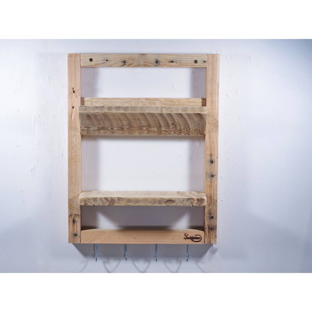 Flurregal, Wandregal aus Paletteholz, Holzregal, Palettenholz Regal, Wohndeko, deko, Palettenmöbel, einzigartig, Holz Bild 10
