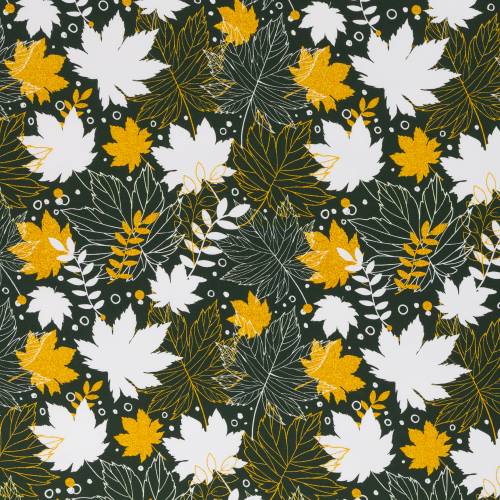 Sweat Shirt Toronto  angeraut Ahornblätter, dunkelgrün Oeko-Tex Standard 100(1m/18,-€)