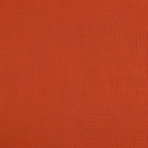 Musselin terracotta - Double Gauze Windelstoff - Stoff Meterware