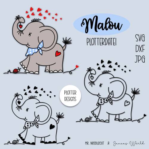 Plotterdatei Janeas World Malou