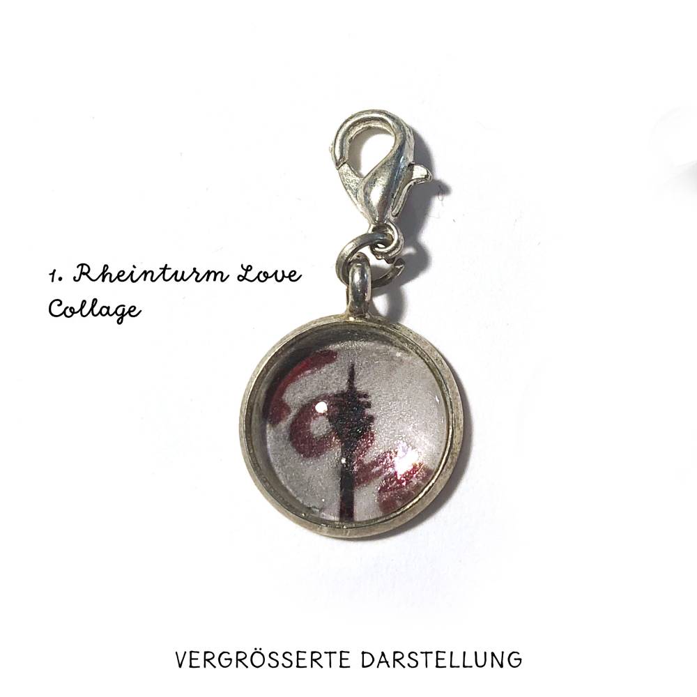 Unikat Heimatmotiv Rheinturm Collagen Bild 3