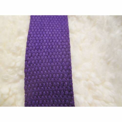VENO Gurtband Taschengurtband 100% Baumwolle Lila Breite 30 mm (1m/3,50 €)