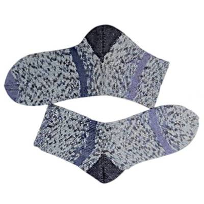 Herrensocken handgestrickt in Gr. 46/47
