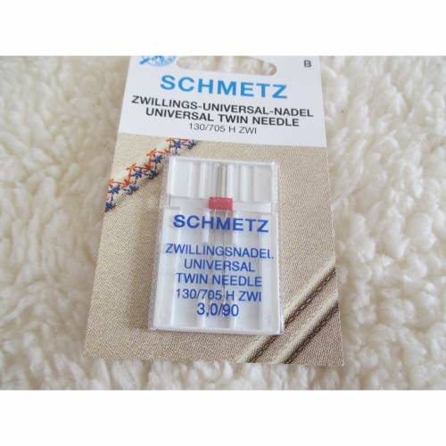 SCHMETZ Zwillings-Universal-Nadel 130/705H  3,0/90 (1 Pack/3,50€)