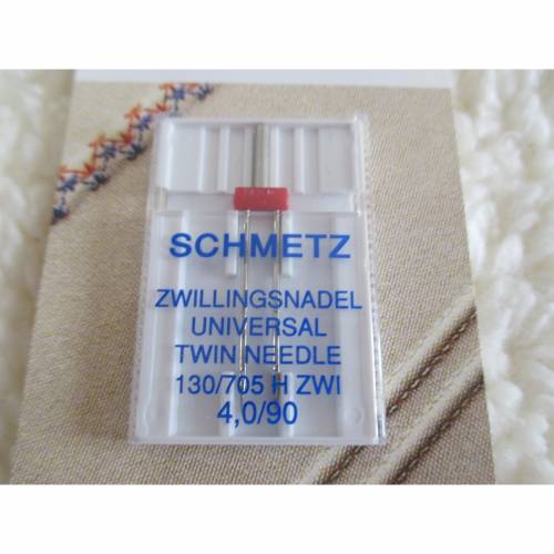  SCHMETZ Zwillings-Universal-Nadel 130/705H  4,0/90 (1 Pack/3,50€)
