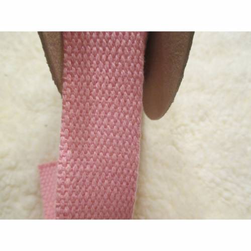 VENO Gurtband Taschengurtband 100% Baumwolle hellrosa Breite 30 mm (1m/3,50 €)