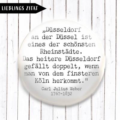 Zitat Carl Julius Weber Magnet