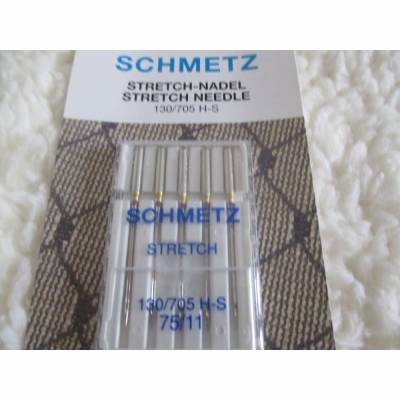 SCHMETZ Nähmaschinen Nadeln Stretch 5er Packung 130/705H  75/11 (1 Pack/4,50€)