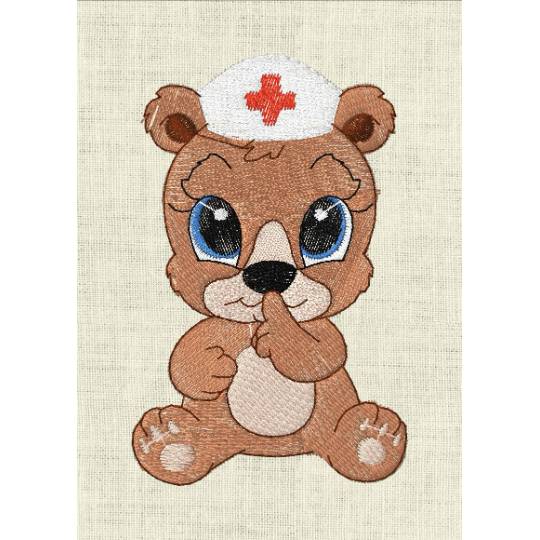 Stickdatei Teddy, U-Heft, Impfpass,  In the Hoop   625/T Maschinenstickerei Bild 7