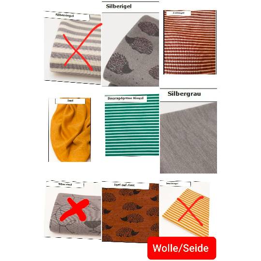 Beinstulpen aus Wolle/Seide für Babys und Kleinkinder Größe 2 (passend für kl. Speckbeinchen ab 4 Monaten bis ca 1,5/2 J Bild 5