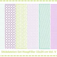 Stickdateien Set HoopFiller 15x24 Vol. V