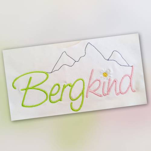 Bergkind Wort zum Sonntag NadelSprünge Stickdatei
